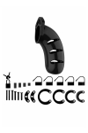 Cage de chastet 11,5cm ManCage 03 noir
