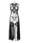 Set dshabill tulle et dentelle 2 pices - Grey Velvet