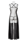 Set dshabill tulle et dentelle 2 pices - Grey Velvet