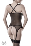 Gu�pi�re tulle avec d�collet� dentelle - Grey Velvet