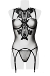 Gu�pi�re tulle avec d�collet� dentelle - Grey Velvet
