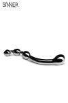 Gode m�tal Pleasure Wand - Sinner Gear