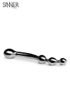 Gode m�tal Pleasure Wand - Sinner Gear