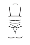 Ensemble harnais et lingerie Cozmo