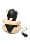 Porte-cls Teddy Bear BDSM avec cagoule