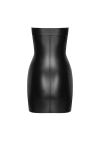 Mini robe bustier Wild F317 wetlook effet croco