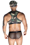 Tenue militaire sexy 4 pi�ces - J Lingerie