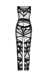 Robe bustier Bondesque F358 - Noir Handmade