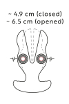 Plug anal  E-Stim RC Power Expander Plug - Anos