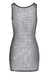 Mini robe maille et strass - Cottelli PARTY